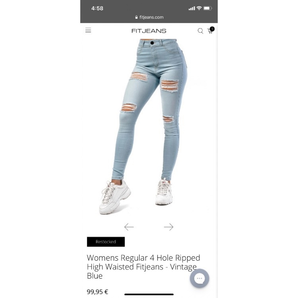 Fitjeans high waisted